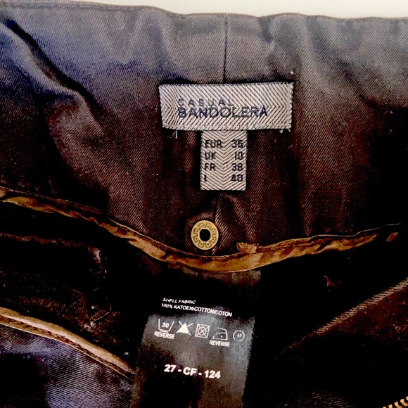 Grunge| y2k| streetwear| RARE five-pocket brown miniskirt + stitching accents - Picture 2 of 4